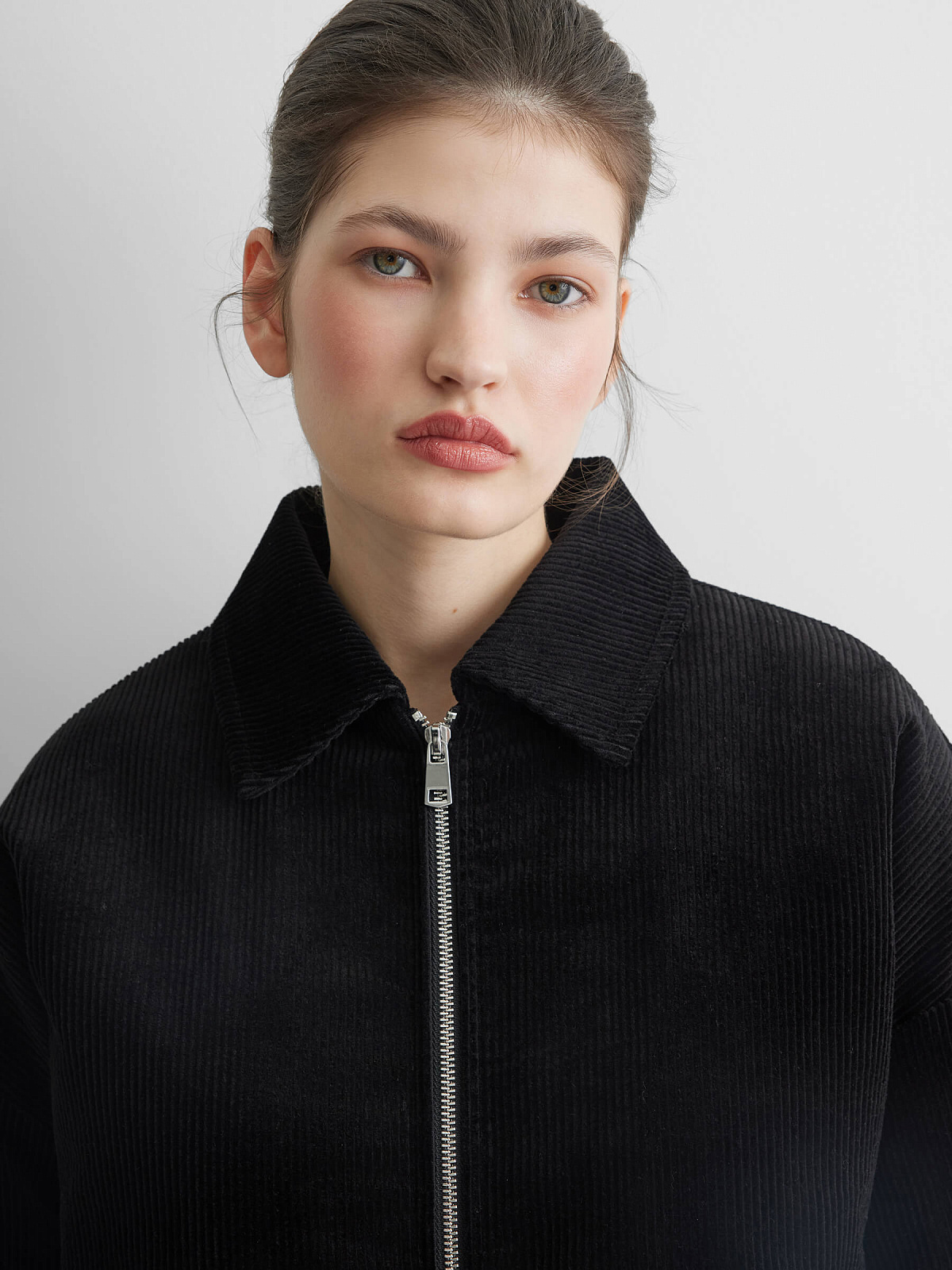 Куртка из вельвета 0161, черный