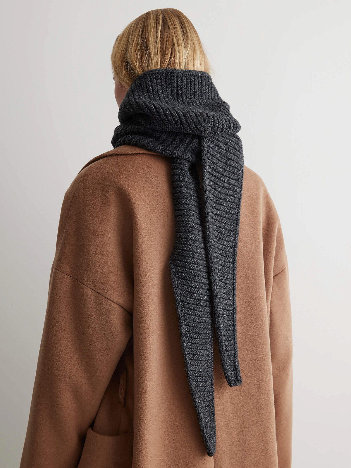 Капюшон-шарф, антрацит