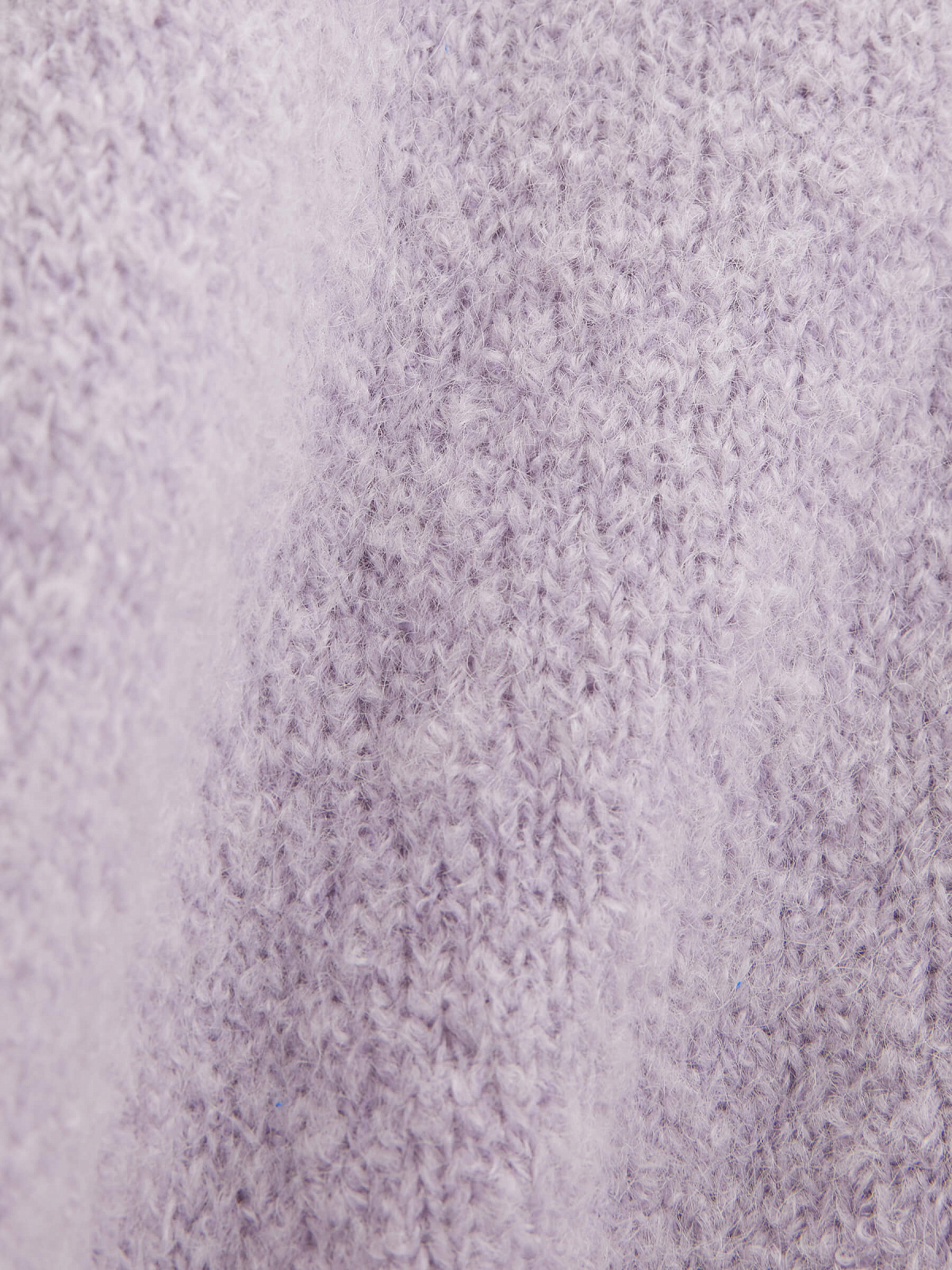 Кардиган на пуговицах из мохера, лавандовый