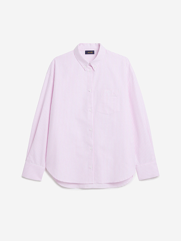 Рубашка свободного кроя с защипами, фото 1