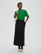 Юбка макси со стрелками, черный