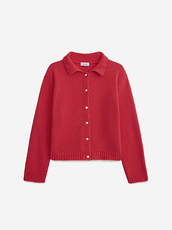 Кардиган из хлопка букле, фото 1