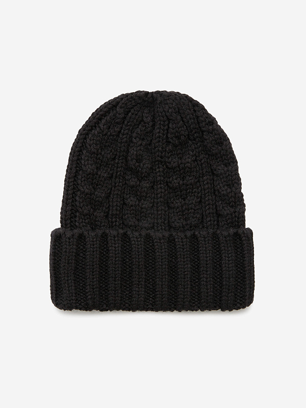 Шапка крупной вязки с косами, фото 1