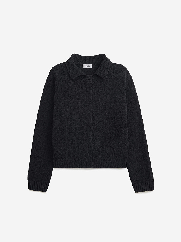 Кардиган из хлопка букле, фото 1