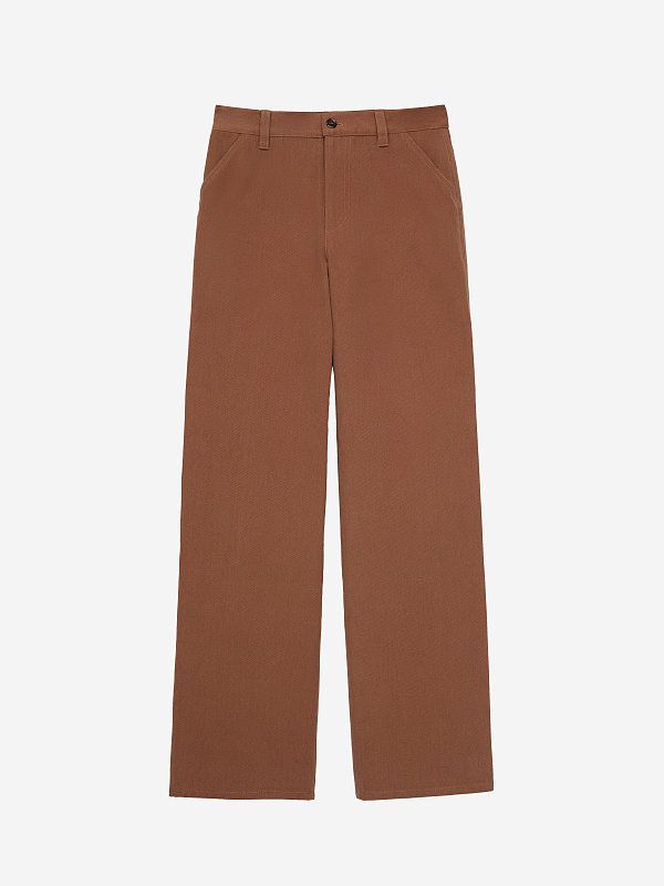 Брюки свободного кроя с боковыми карманами, фото 1