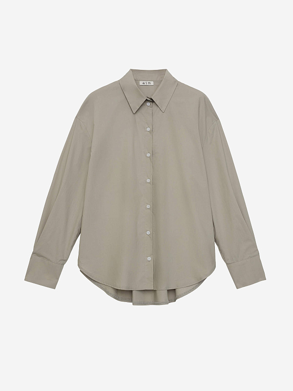 Рубашка свободного кроя с защипами, фото 1