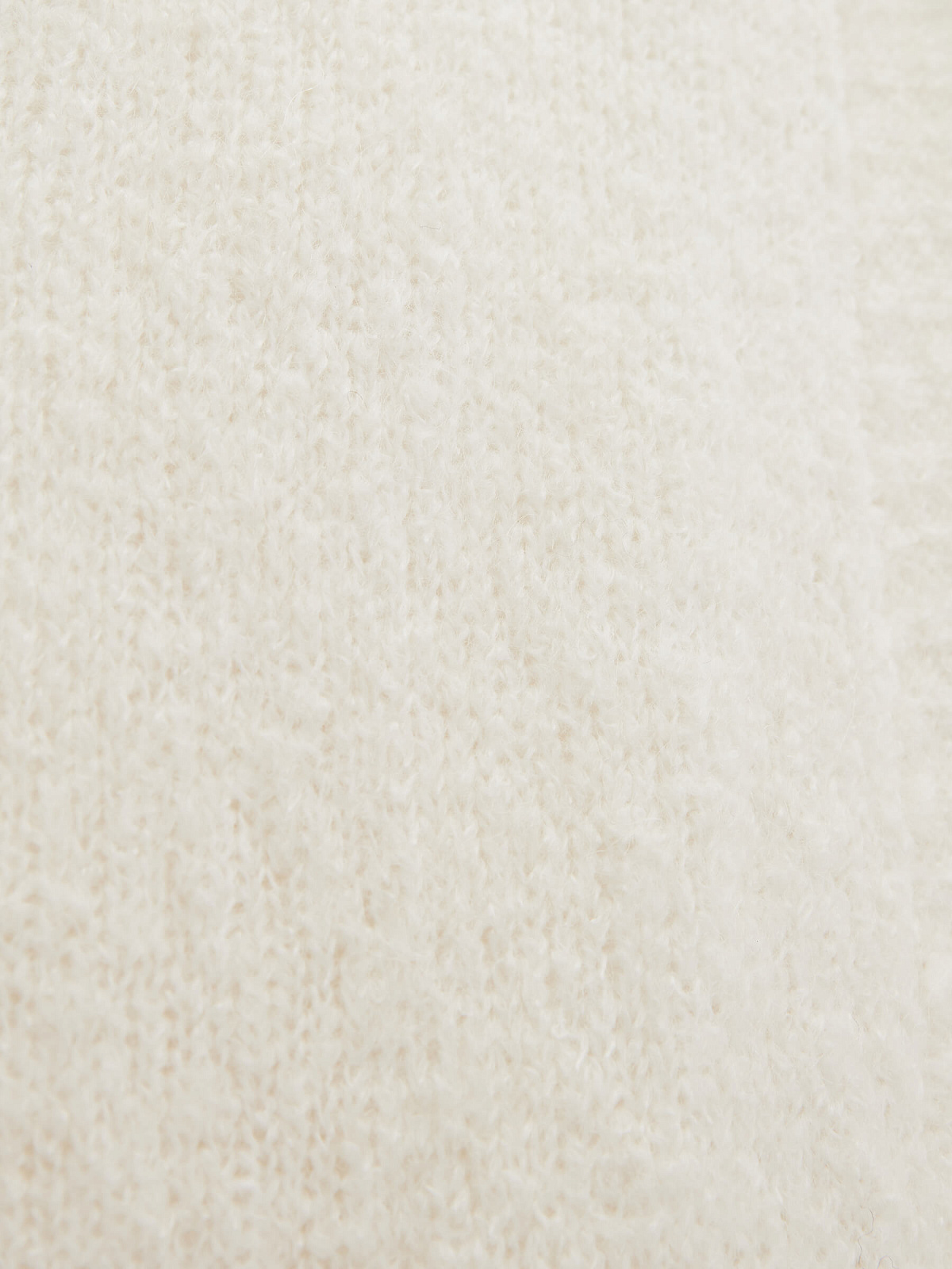 Кардиган удлиненный из мохера, белый