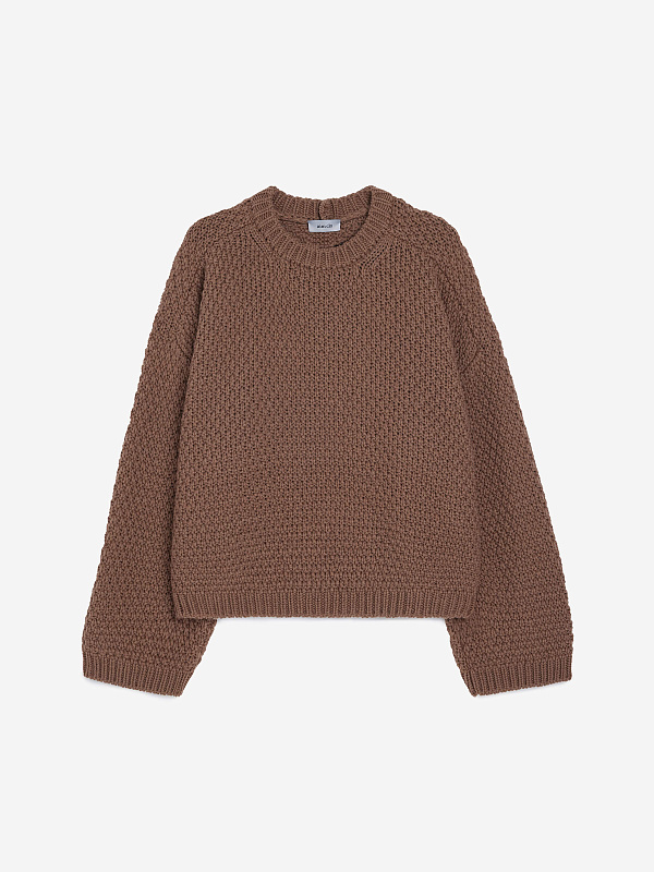 Джемпер фактурной вязки, фото 1