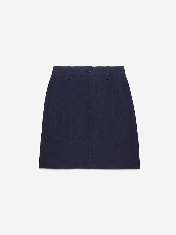 Юбка мини из льняной ткани, фото 1