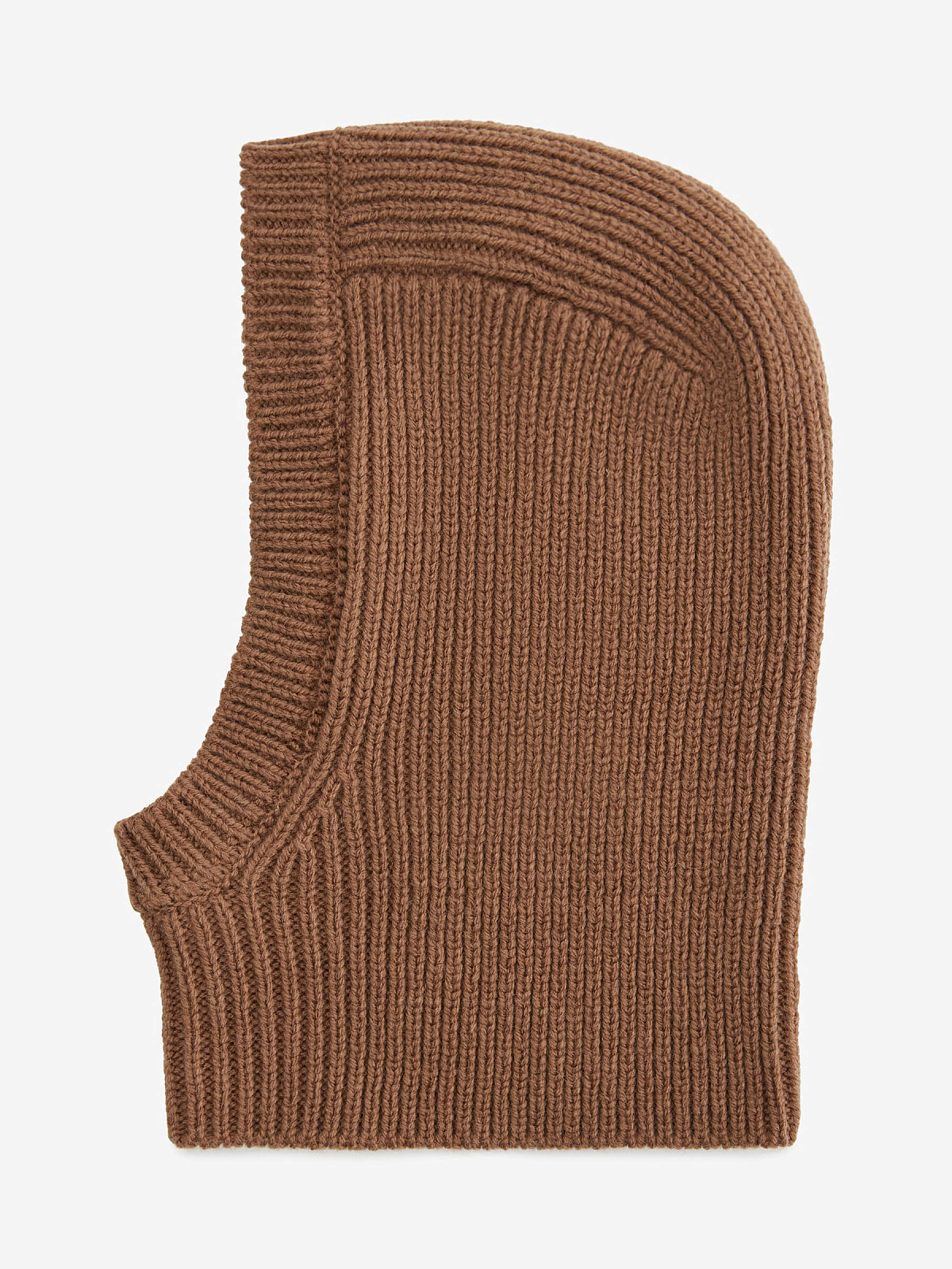 Капор из шерсти, кофейный