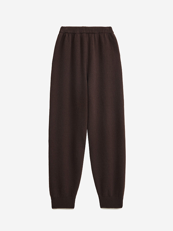 Брюки вязаные джоггеры из 100% мериноса, фото 1