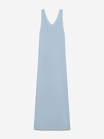 Платье длины миди из хлопка, фото 1