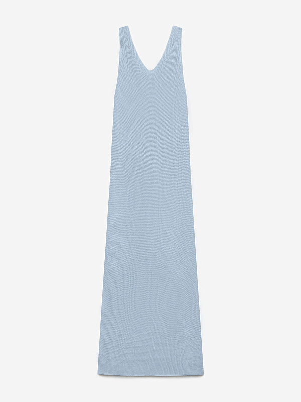 Платье длины миди из хлопка, фото 1