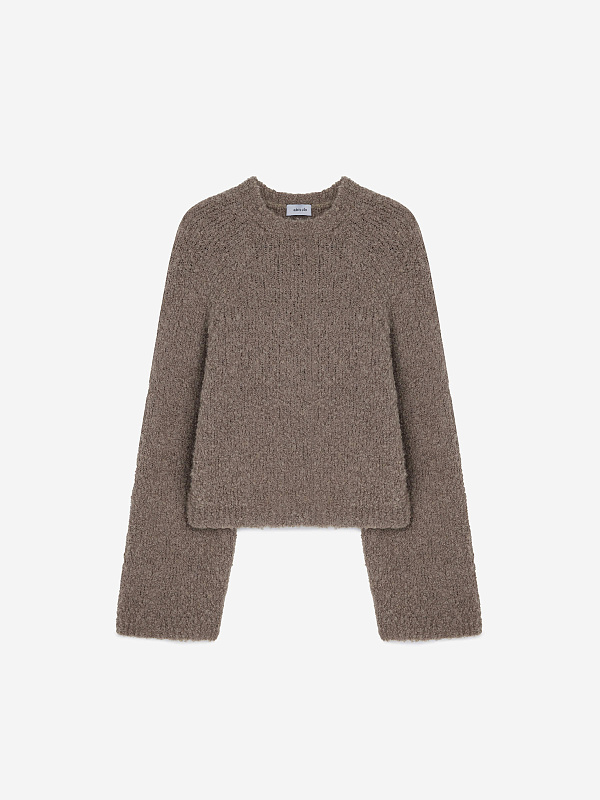 Джемпер букле из альпаки и шерсти, фото 1