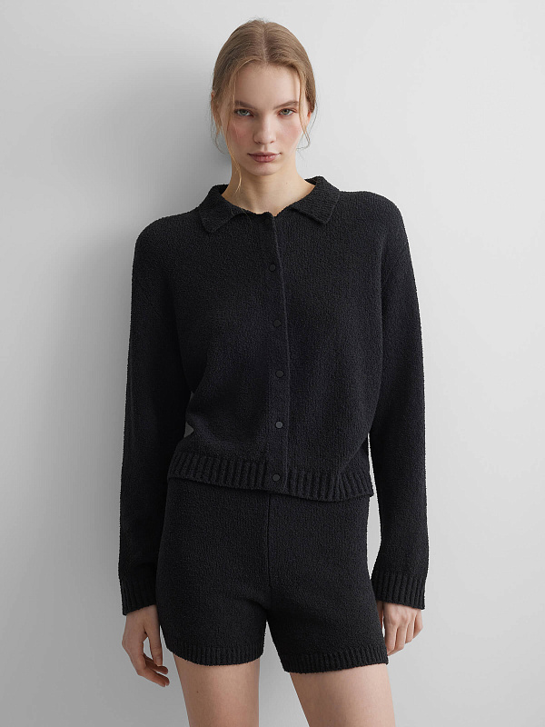 Кардиган из хлопка букле, фото 1