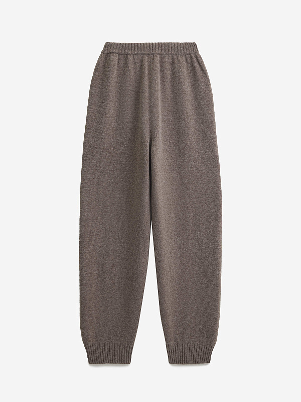 Брюки вязаные джоггеры из 100% мериноса, фото 1