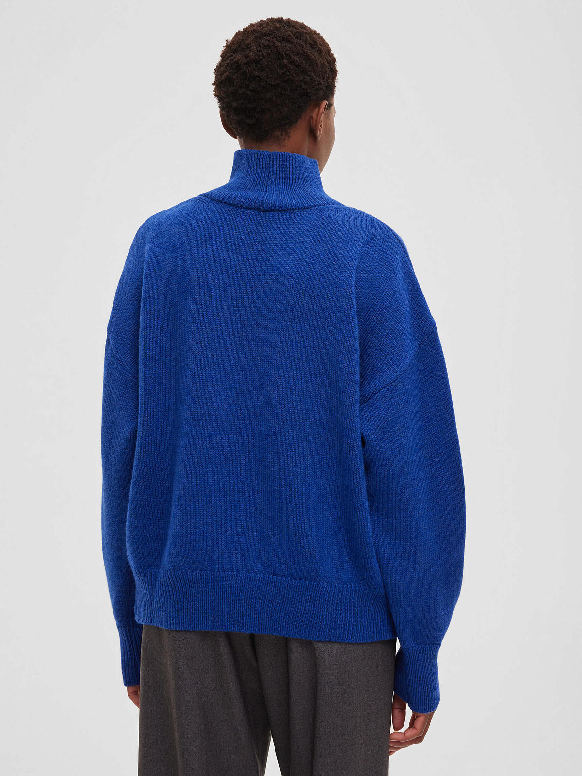 Suéter azul clearance