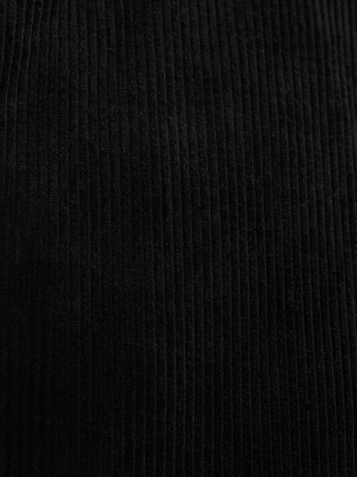 Жакет однобортный из вельвета 0211, черный