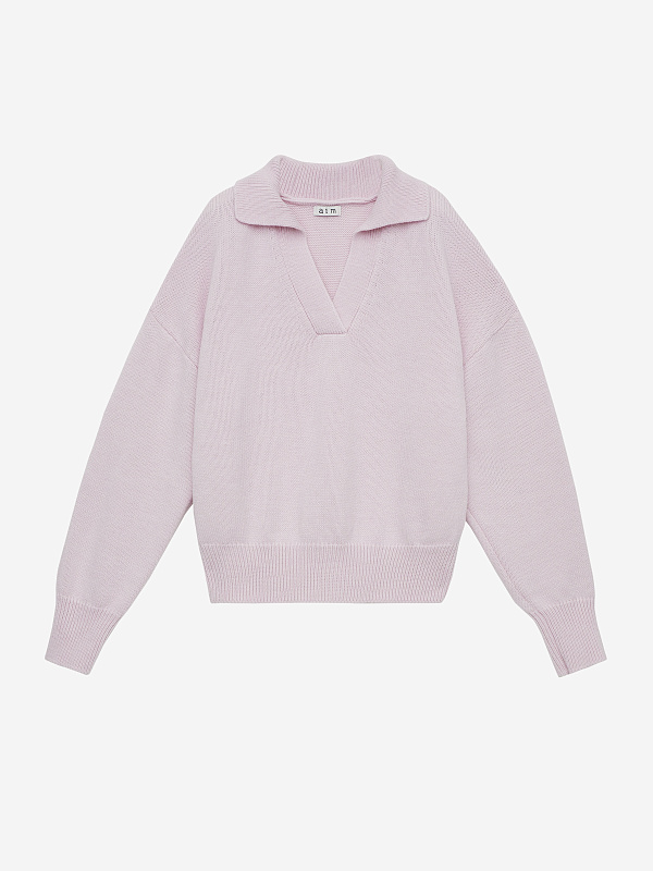 Джемпер-поло свободного кроя, фото 1