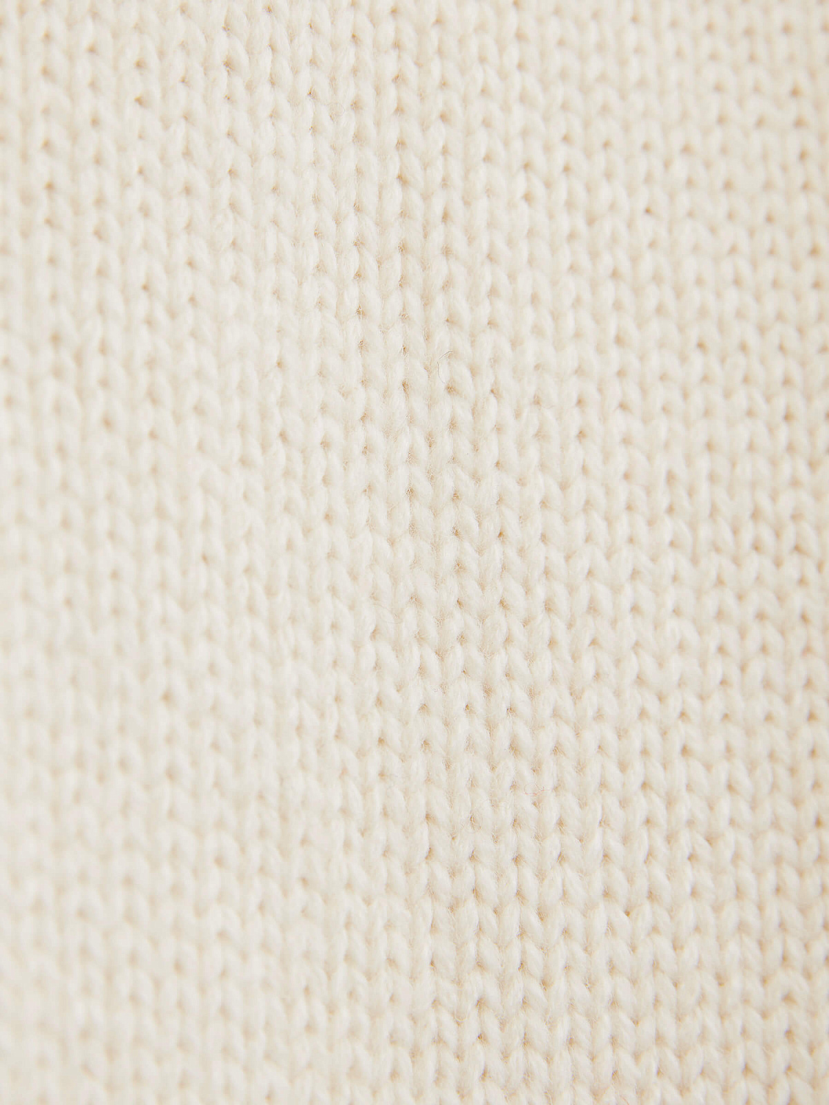 Вязаный бомбер, молочный