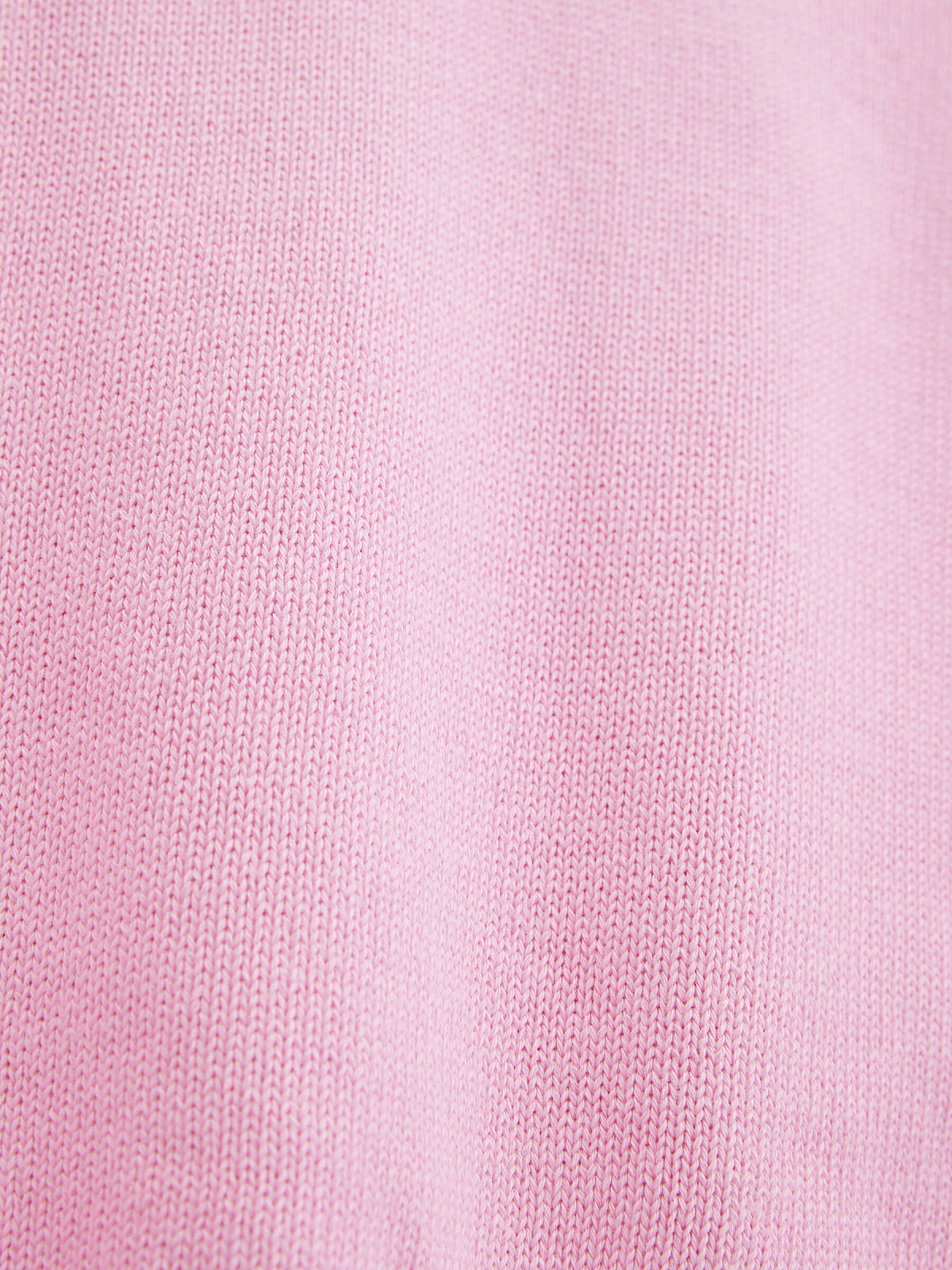 Поло с коротким рукавом из 100% хлопка, розовый