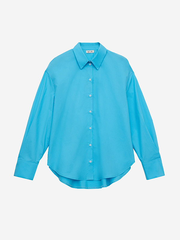Рубашка свободного кроя с защипами, фото 1