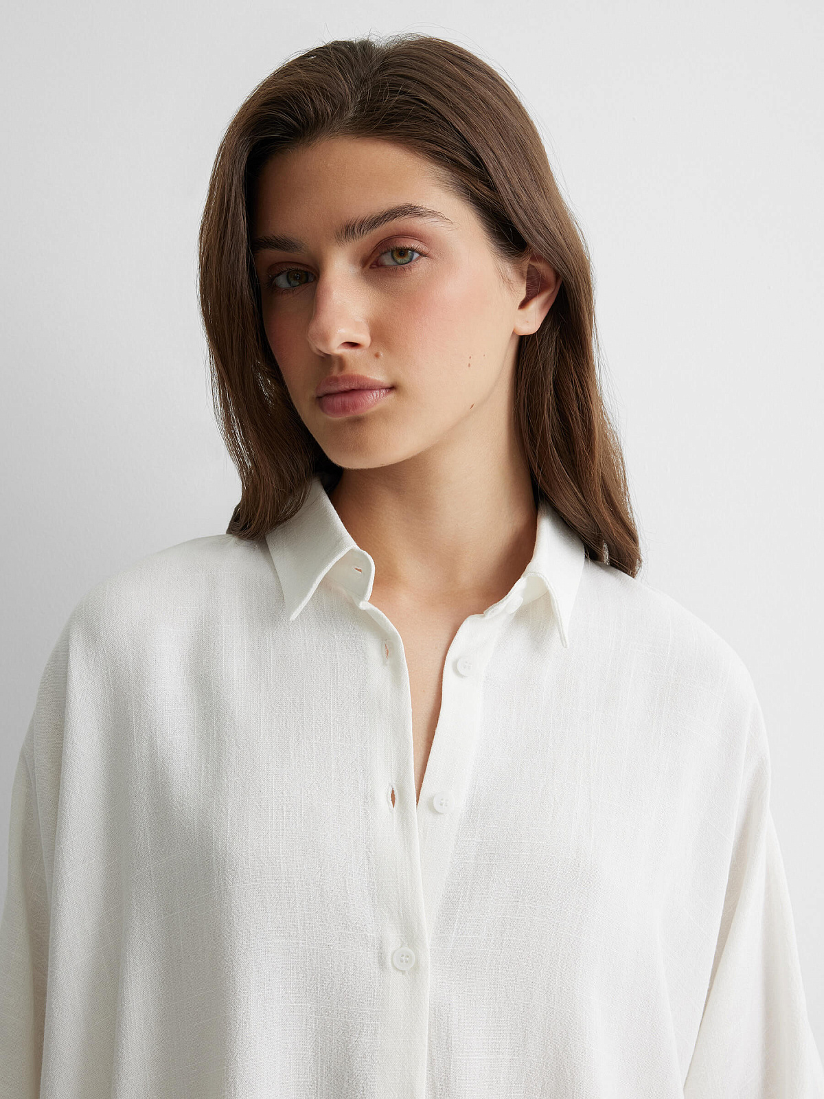 Костюм изо льна 0222, белый