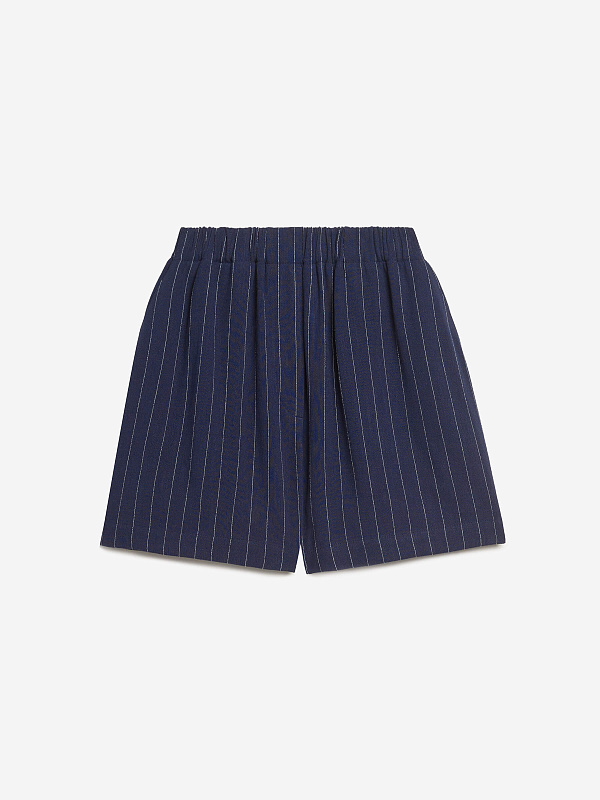 Шорты льняные в полоску, фото 1