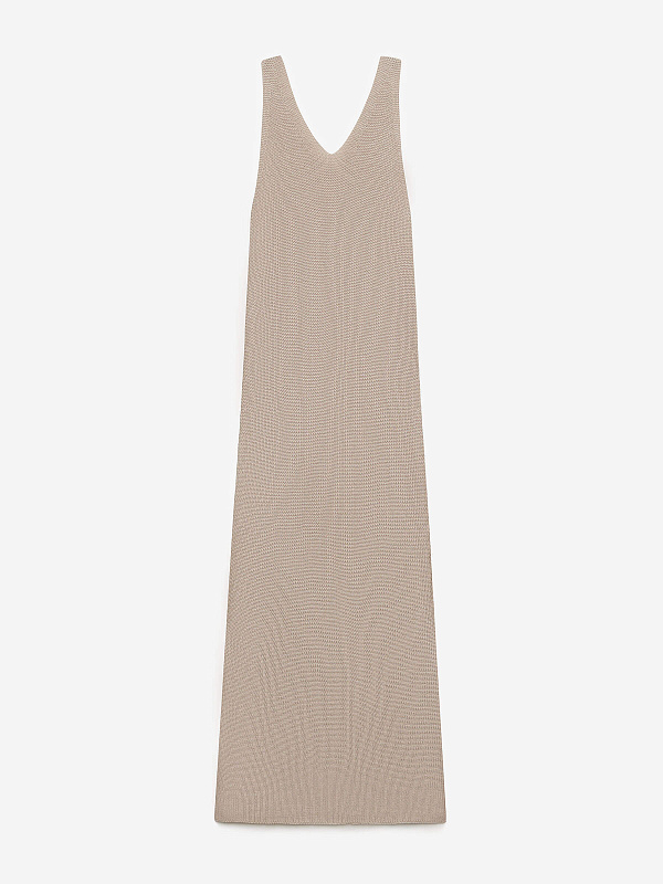 Платье длины миди из хлопка, фото 1