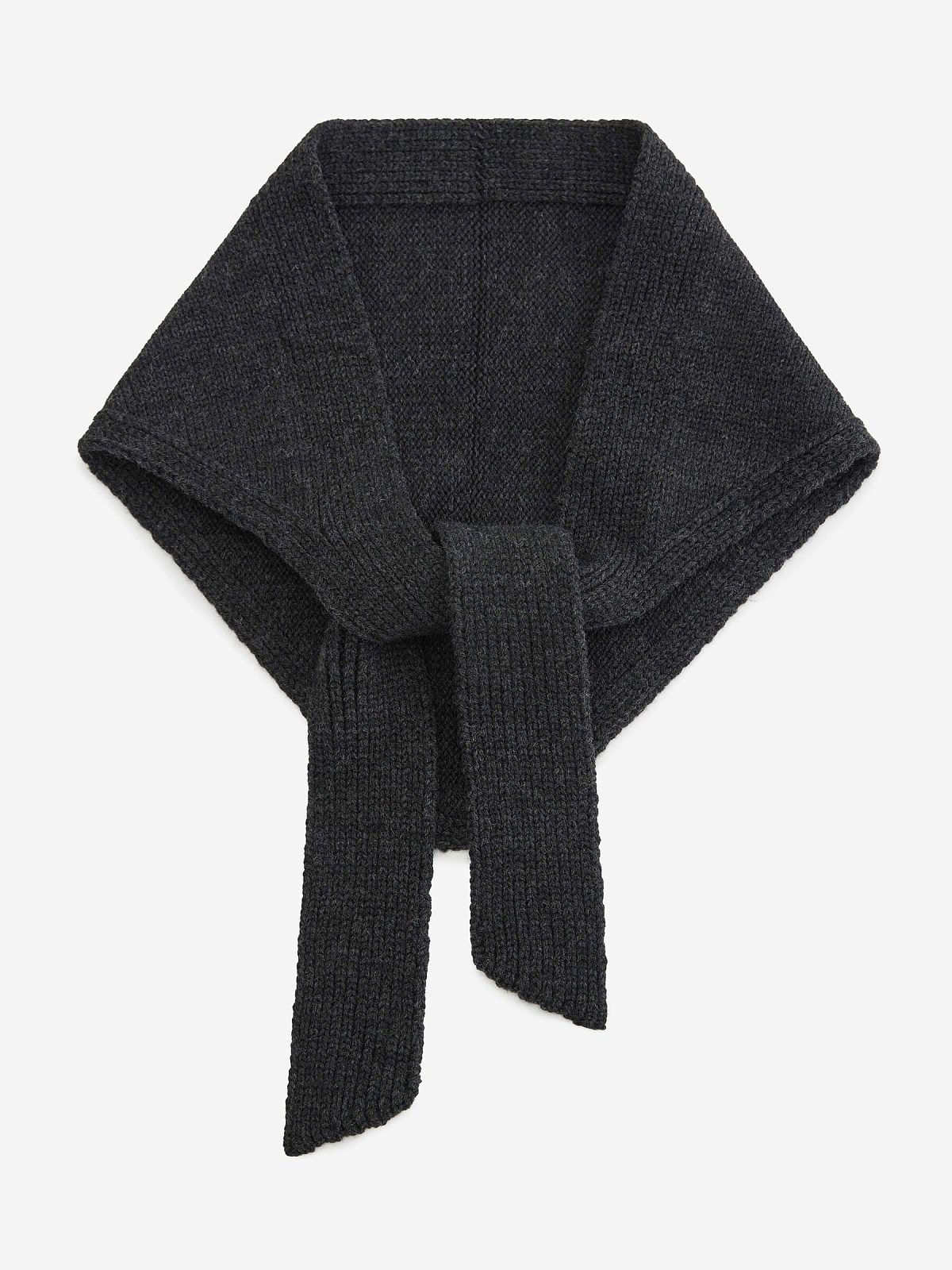 Косынка из шерсти, антрацит