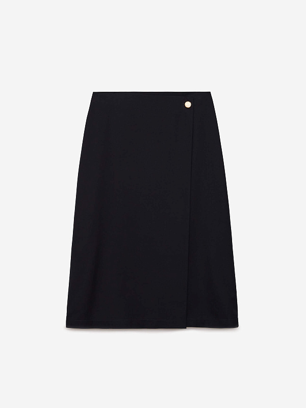 Юбка миди с запахом, фото 1