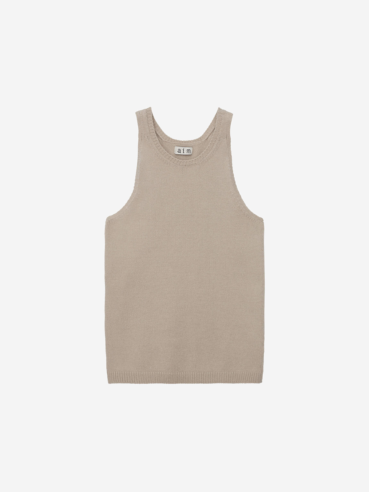 Топ-майка, бежевый