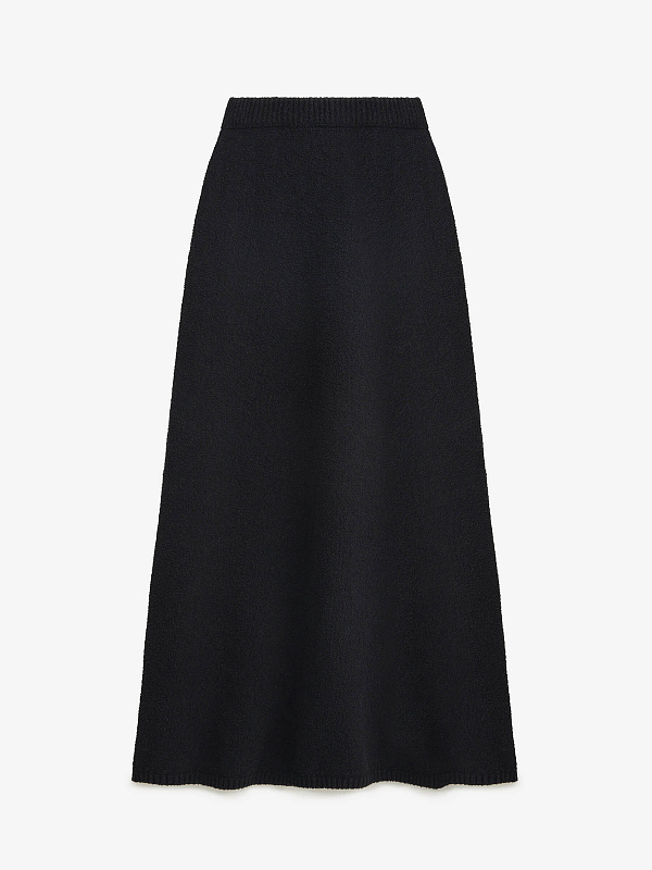 Юбка А-образного силуэта из хлопка букле, фото 1