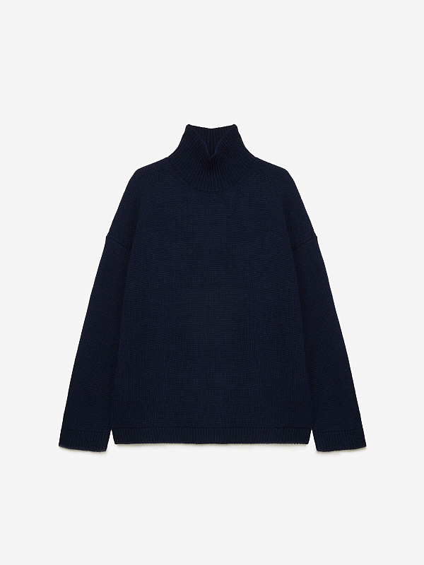 Свитер свободного кроя удлиненный, фото 1