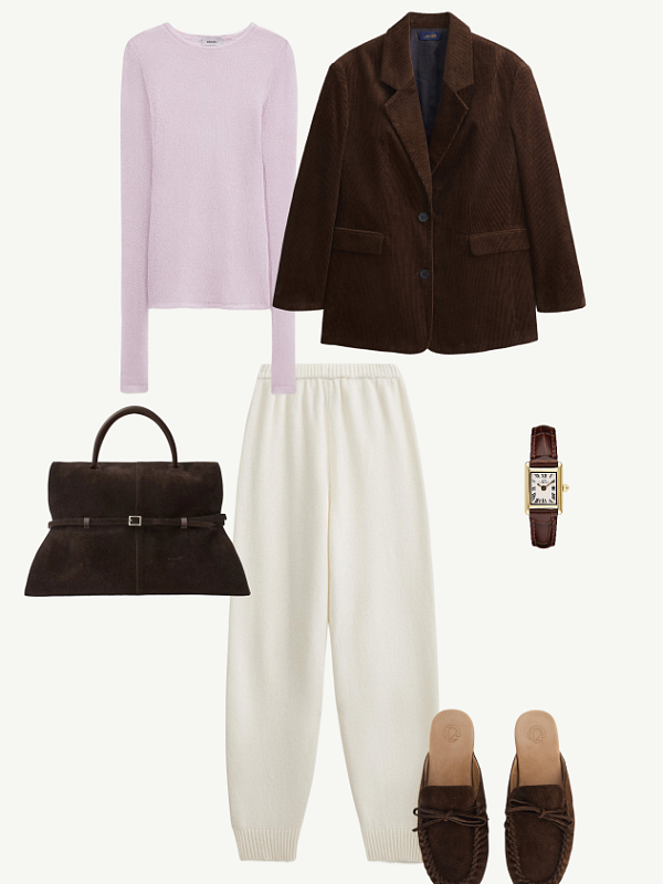 Городские будни: расслабленный жакет и еле заметный супермохер