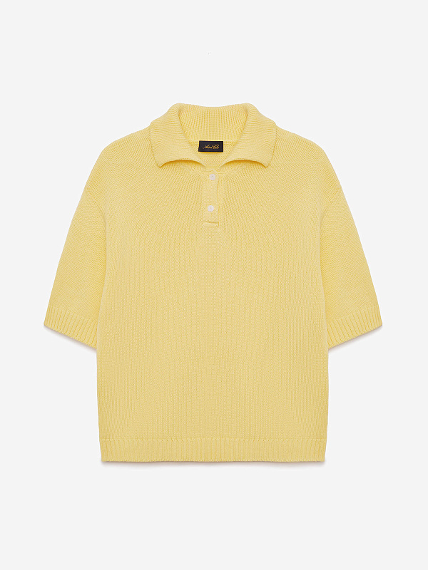 Поло с коротким рукавом из хлопка, фото 1